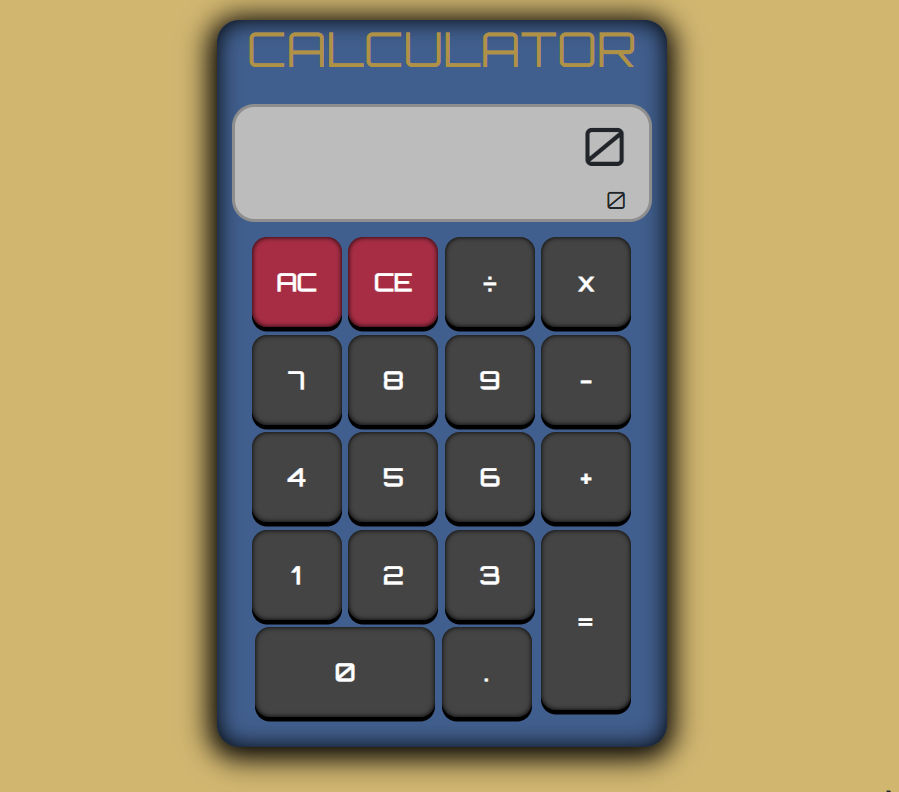 Web Calculator 